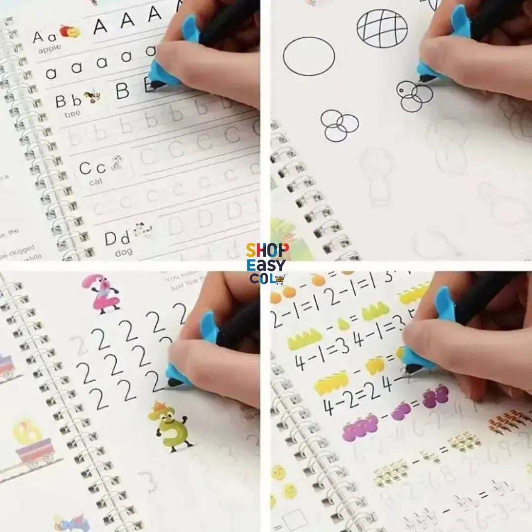 MagicTrace Kids™ – Caligrafía Mágica Reutilizable ¡GRATIS TABLERO DIGITAL RUTINAS MONTESSORI!