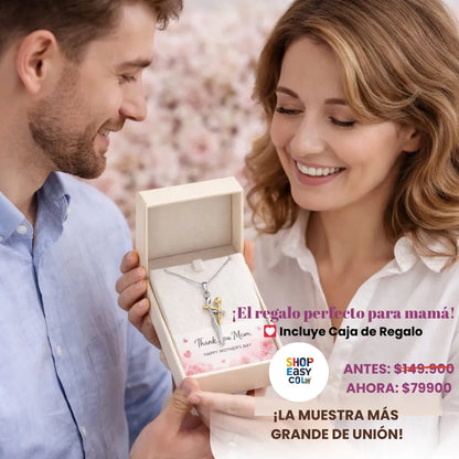 Unión Eterna™ Collar Mama e Hijo Abrazo Amor Infinito