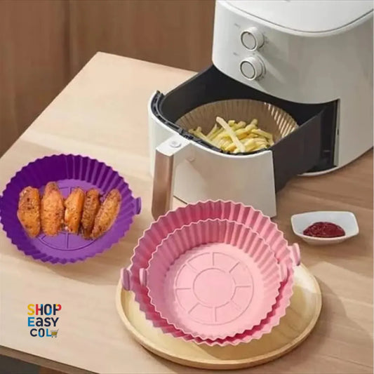 PROMO 6x1 Moldes Antiadherentes de Silicona para Freidora de Aire ¡GRATIS RECETARIO COMIDAS CON AYR FRIER FACILES EN SEGUNDOS!