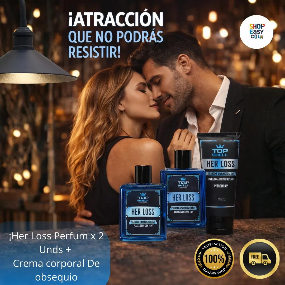 Perfume Her Loss x2 Unidades 🔥 + Crema Corporal Her Loss GRATIS 🎁