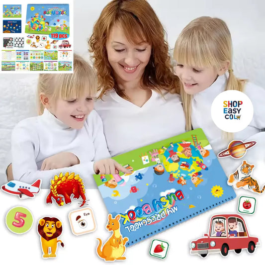 Happy Minds Busy Book™ Aprendizaje Montessori En casa ¡GRATIS TABLERO DIGITAL RUTINAS MONTESSORI!