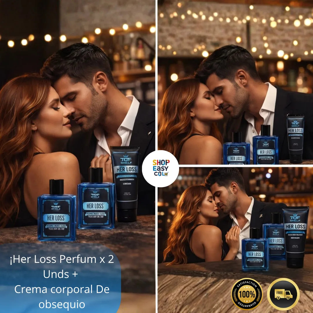 Perfume Her Loss x2 Unidades 🔥 + Crema Corporal Her Loss GRATIS 🎁