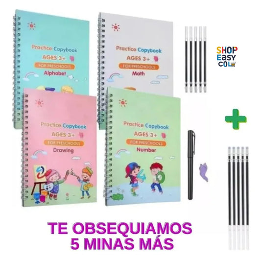 MagicTrace Kids™ – Caligrafía Mágica Reutilizable ¡GRATIS TABLERO DIGITAL RUTINAS MONTESSORI!