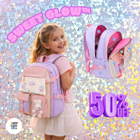SweetGlow™ Morral Kawaii ¡GRATIS E-BOOK DIGITAL: “Cómo organizar la mochila escolar de forma eficiente”