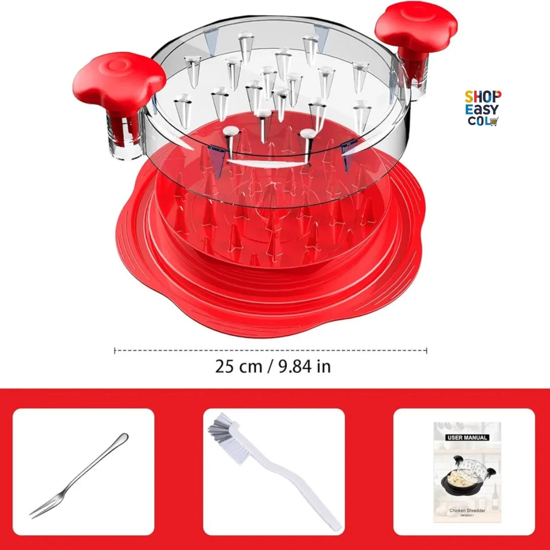 ChickenMaster™ Triturador de Pollo Manual para desmenuzar al instante - ¡GRATIS RECETARIO PREMIUM!