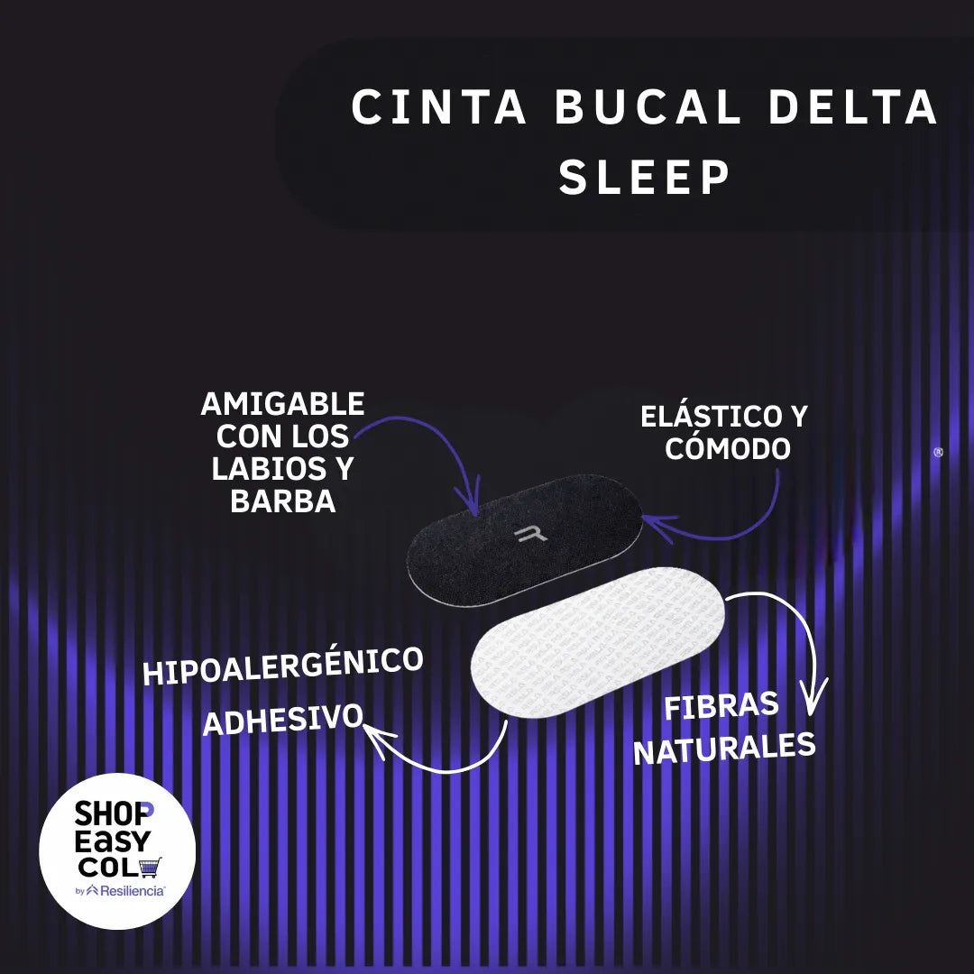 Método 360° Sueño Profundo™ – Sistema Avanzado de Respiración Nocturna (Mouth Tape + Max Air Nasal Strips)