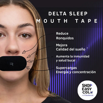 Método 360° Sueño Profundo™ – Sistema Avanzado de Respiración Nocturna (Mouth Tape + Max Air Nasal Strips)