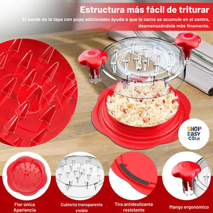 ChickenMaster™ Triturador de Pollo Manual para desmenuzar al instante - ¡GRATIS RECETARIO PREMIUM!