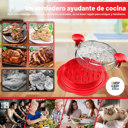 ChickenMaster™ Triturador de Pollo Manual para desmenuzar al instante - ¡GRATIS RECETARIO PREMIUM!