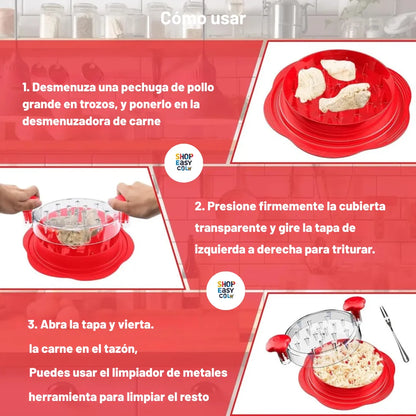 ChickenMaster™ Triturador de Pollo Manual para desmenuzar al instante - ¡GRATIS RECETARIO PREMIUM!