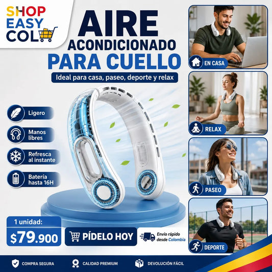 Aire Acondicionado Para Cuello 360°