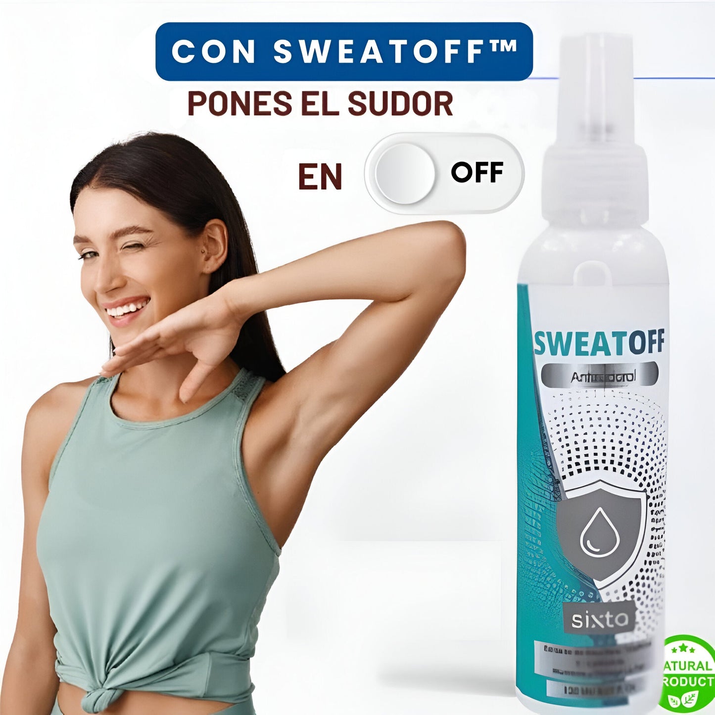 Antisudoral SweatOff- HOY CON EL 10% DE DESCUENTO!!